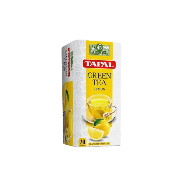 TAPAL GREEN TEA BAGS LEMON 30 BAGS 45 GM